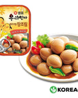 KOREAC_Korean Side Dish Set  Korean Canned Kimchi_Cabbage 564oz 160g 2pack  Quail Eggs In Soy Sauce 458oz130g  Sesame Leaves in Soy Sauce 247oz 70g _for camping fishing climbing