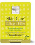 NEW NORDIC Skin Care | Collagen Filler Tablets | Marine Collagen with Vitamin C Supplement for Healthy Looking, Smoother, Plump Skin | 60 Count (Pack of 1)