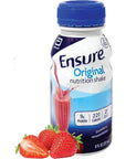 Ensure Original Milk Strawberry Flavors  Nutrition Shake With Fiber  Meal Replacement Shake to Boost Energy is Gluten Free  8 Fl OZ Pack of 6  Every Order is Elegantly Packaged in a Signature BETRULIGHT Branded Box