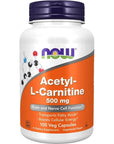 Now Foods Acetyl L-Carnitine 500 mg 100 caps