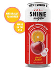 ShineWater Vitamin D Hydration Electrolyte Drink Fruit Punch 12 Pack Sugar Free Naturally Flavored Water Magnesium Zinc Vitamin B12 Folic Acid Plant Based Antioxidants Low Calorie