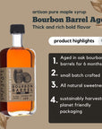 Old State Farms  Bourbon Barrel Aged Pure Maple Syrup  84oz  Organic  Gluten Free  All Natural  Vegan  NON GMO