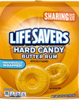 Lifesavers Butter Rum 145 ounce bags  Pack of Two  Individually Wrapped  Perfect to Share