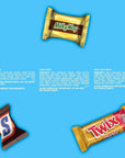 MILKY WAY SNICKERS Original  TWIX Minis Candy 4686 Oz Bag