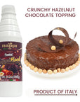 Crunchy Chocolate Hazelnut Cream Spread Spreadable Topping Nocciolata Big Squeeze Bottle 1 Kg 22 lb Ideal for Desserts Ice Cream Yogurts Cakes Pizza and More Indulge in Italian Bliss with Nocciolata Product of Italy Nappi 1911