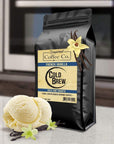 French Vanilla  Flavored Cold Brew Coffee Grounds  Inspired Coffee Co