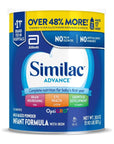 Similac Advance Infant Formula with Iron, Baby Formula Powder, 30.8-oz Can