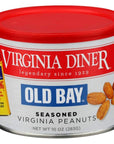 Virginia Diner  Gourmet Old Bay Seasoned Virginia Peanuts 10 Ounce Tin