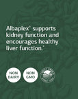 Standard Process Albaplex - Immune Support, Kidney Support, and Liver Support with Vitamin A, Vitamin C, Niacin, Vitamin B6, Oat Flour, Spanish Moss - 150 Capsules