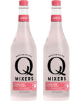 Q Mixers Sparkling Grapefruit Premium Cocktail Mixer Made with Real Ingredients 750ml Bottles  2 PACK