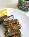 Sultan vegetarian Stuffed Grape Leaves Precooked Premium Dolma Dolmades Perfect for Mezze platter Serve hot or Cold Appetizer or Entree 14 oz