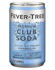 Fever Tree Club Soda Club Soda  Premium Quality Mixer  Refreshing Beverage for Cocktails  Mocktails Naturally Sourced Ingredients No Artificial Sweeteners or Colors  150 ML Cans  Pack of 8