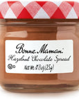 Gift Box of 8 Bonne Maman Hazelnut Chocolate Spread Mini 08 oz Jars