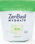 Zen Basil Hydrate  Coconut Water  sugarfree hydration packets  fasting support  keto paleo  16 sticks  cellular hydration