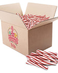 Bobs Sweet Stripes Soft Peppermint Candy 5 Pound Individually Wrapped Mint Candy Bulk Bag Red and White Peppermint Flavor Candies for Holidays Parties Easter 5lb