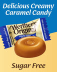 Werthers Original Hard Sugar Free Caramel Candy for MeltinYourMouth Indulgence  Delicious Individually Wrapped Sugar Free Caramel Hard Candies for Adults Resealable Bag Freshness  77oz 2 Pack