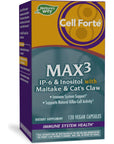 Nature's Way Cell Forté MAX3 IP-6 & Inositol with Maitake & Cat's Claw, Immune Support and Natural Killer-Cell Activity*,120 Capsules