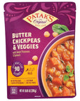 Pataks  Ready To Eat Vegetarian Meals 4 Pack Butter Chickpeas  Veggies