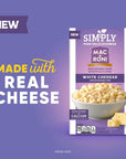 Simply MacARoni Variety Pack White Cheddar  Three Cheese 82 Oz Pack of 6