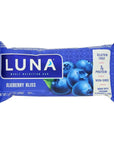 Clif Bar Luna Bar  Organic Blueberry Bliss  Case of 15  169 oz  70 Organic