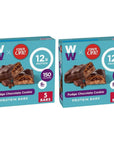 Fiber One Weight Watchers Chewy Protein Bars, Fudge Chocolate Cookie, 5 ct (Pack of 2)