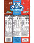 Christmas Rice Krispies Cereal Winter Holiday Variety Pack 32 oz total3 pk Original 9oz Red  Green 75 oz and Cocoa Krispies 155 oz Angry Goats Goods fridge decoration included