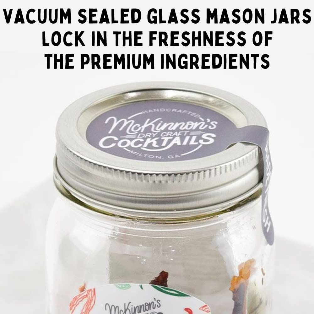 McKinnons Dry Craft Cocktails  Dehydrated Fruit and Herbs  DIY Mixology  Infusion Kit  Mason Jar Serves 8  16 Drinks Grapefruit Rosemary