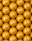 Candy Envy  Shimmer Gold 1 Inch Gumballs  2lb Bag  Approximately 113 Gumballs Per Bag  North American Made  Kosher Certified