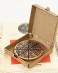 Pizza Moon Supreme Pizza Lunar Coin in Copper with Tiny Pizza Box