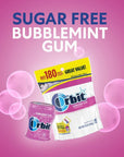 ORBIT Bubblemint Sugar Free Chewing Gum Bulk Pack 2 Pack  180 Piece Bag  2 Pack  55 Piece Bottle