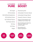 Pureboost Clean Energy Drink Mix  Immune System Support SugarFree Energy with B12 Multivitamins Antioxidants Electrolytes Berry Boost 30 Count