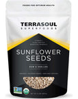 Terrasoul Superfoods Organic Hulled Sunflower Seeds, 2 Pounds