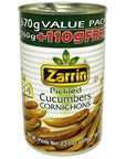 Zarrin  Pickled Cucumbers Cornichons Pack of 3 237oz670g each