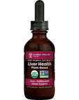 Global Healing Liver Health - Natural Vegan Liquid Drops Supplement