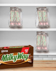 Milky Way Milk Chocolate Sharing Size Candy Bars 363 Ounce Pack of 24