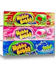 Hubba Bubba Max Bubble Gum  Variety Pack with 3 Flavors 18 Packs in Total Bubblicious Bubble GumSour Blue Raspberry Strawberry Watermelon Outrageous Original By Candy King