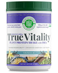 Green Foods True Vitality Plant Protein Shake with DHA Vanilla - 25.2 oz