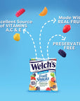 Welch's Fruit Snacks, Mixed Fruit, Perfect Stocking Stuffer, Bulk Pack, Gluten Free, Individual Single Serve Bags, 0.8 oz (Pack of 40)