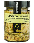 Renna Marinaded Grilled Zucchini in Oil 1058 oz Readyto eat Authentic Culinary Excellence from Italy jarred antipasto Experience the Rich Flavors of the Mediterranean with Renna