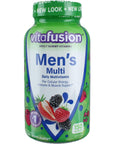 Vitafusion Men's Complete Multivitamin Gummies Natural Berry Flavors - 150 ct, Pack of 2