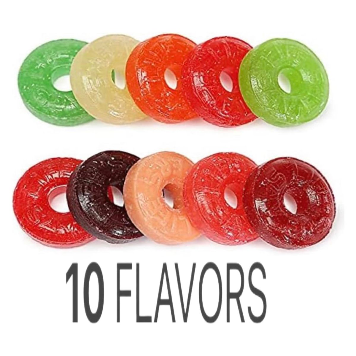 LifeSavers Hard Candy Assorted Individully Wrapped Bulk 18 Lbs 10 FLAVOR MEGA ASSORTMENT Watermelon Pineapple Cherry Apple Mango Fruit Punch Strawberry Raspberry Grape  Tangerine SameDay Shippers offers Free Pen