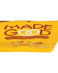 MadeGood Cheddar Star Puffed Crackers, 4.26oz Pouch, Organic Snacks