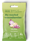 House of Macadamias Seasoned Nuts 12Pack, Onion Flavor, Vegan and Natural, No Palm Oil