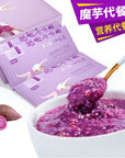 Grape Purple Potato Amorphophallus Congee 1058oz300g 30gx10 pieces Meal breakfast instant oatmeal red jujube breakfast porridge