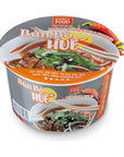 SIMPLY FOOD Instant Spicy Hue Styled Rice Vermicelli Noodles Bún Bò Hu¿  9 BOWLS 72g each  Thin White Round Rice Vermicelli Noodles in a Spicy Hue Styled Broth