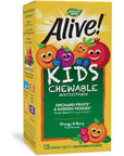 Nature's Way Alive! Children's Daily Chewable Multivitamin, Supports Growth & Development*, Orange & Berry Flavored, 120 Chewable Tablets