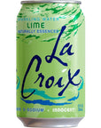 LaCroix Sparkling Water Lime 12 Fl Oz pack of 12