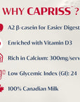 CAPRISS Vitamin D Enriched  High Calcium Canadian Whole Goat Milk Powder  226oz No Antibiotics No rBST No Preservatives No Added Sugar