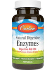 Carlson - Natural Digestive Enzymes, Digestive Aid  - 34 with Protease