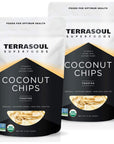 Terrasoul Superfoods Organic Toasted Coconut Chips, 1.5 Lbs - Unsweetened | Unsalted | Perfectly Toasted Coconut